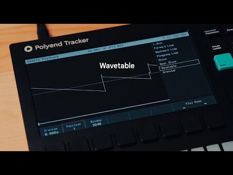 Polyend Tracker Tutorial - Wavetable