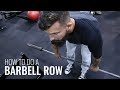 How to do a Barbell Row