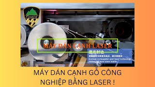 Máy dán cạnh laser 14 chức năng kết hợp nồi keo EVA và PUR của Holztek