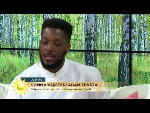 Adam Tensta lämnar Nyhetsmorgons studio - Nyhetsmorgon (TV4)