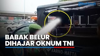Pria Babak Belur Dihajar hingga Ditodong Senjata Anggota TNI di Bandara