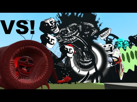 The 3D Maw Trollge Vs Trollge - GarrysMod Sandbox (Trollge Mod Pack and Super Trollge Pack)
