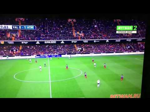 Cheryshev goal vs atletico madrid 1-1