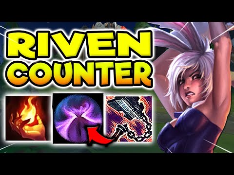 HUGE RIVEN COUNTER STRAT VS RANGED (NIMBUS + IGNITE) - RIVEN TOP GAMEPLAY! (Season 11 Riven Guide)