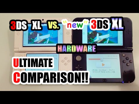 3DS XL vs. NEW 3DS XL - Comparison! [Hardware]