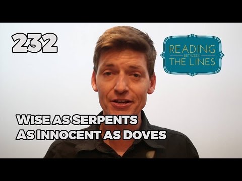 Reading Between the Lines 232 - Wise as Serpents Innocent as Doves