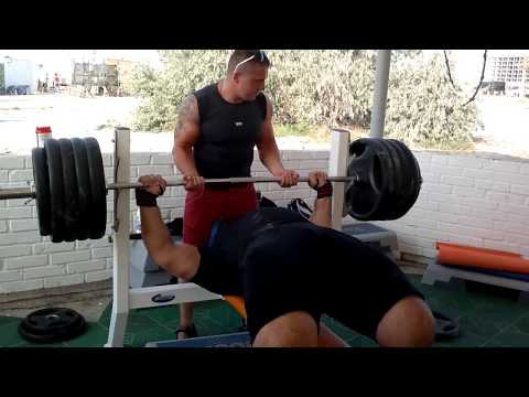 16 year Fedorov Michael, bench press RAW 485 lb х 1