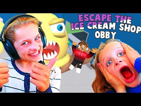 PLAYING ROBLOX WITH OUR SUBSCRIBERS | Escape the Ice Cream Obby Video