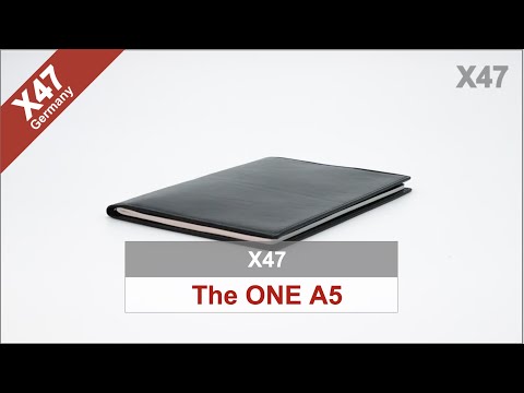 X47 | ONE A5 - Maximally reduces  - Notebook or Calendar (X47 011)