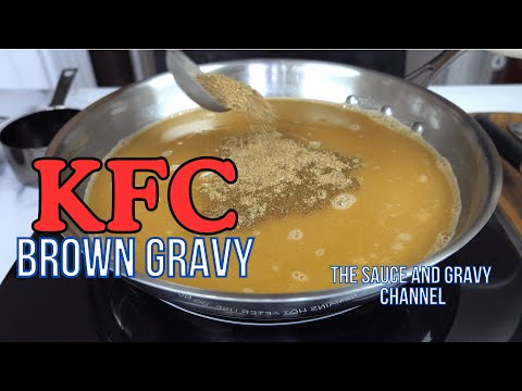 Homemade KFC Brown Gravy Recipe | Easy Brown Gravy | Kentucky Fried Chicken Gravy | Brown Gravy