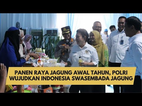 PANEN RAYA JAGUNG AWAL TAHUN, POLRI WUJUDKAN INDONESIA SWASEMBADA JAGUNG