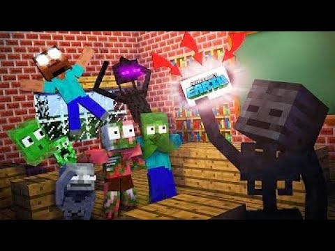 Monster School : MINECRAFT EARTH CHALLENGE - Minecraft Animation (Reupload)