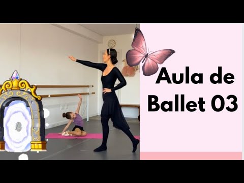Aula de Ballet grátis 03 - Alongamento portal mágico - 05, 06 e 07 anos