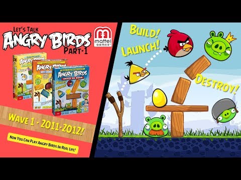 Let's Talk Mattel Games! (Part-1) - Angry Birds Merchandise Videos!