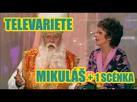 Mikuláš + 1 Scénka |TELEVARIETE| #Televariete #JiřinaBohdalová #dvořák  #retroshow #vtipzastovku