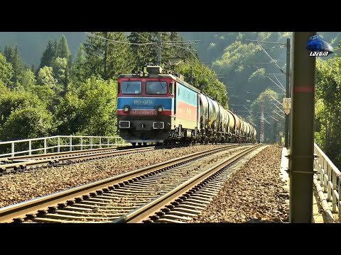 LE5100KW 40-0477-2 & 40-0711-4 & Marfar Grup Feroviar Român Freight Train in Azuga 16 September 2020