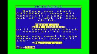 Childpace for the TRS-80 CoCo