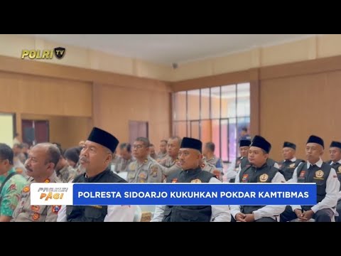 POLRESTA SIDOARJO BERI PENGARAHAN KEPADA PENGURUS ORMAS POKDARKAMTIBMAS