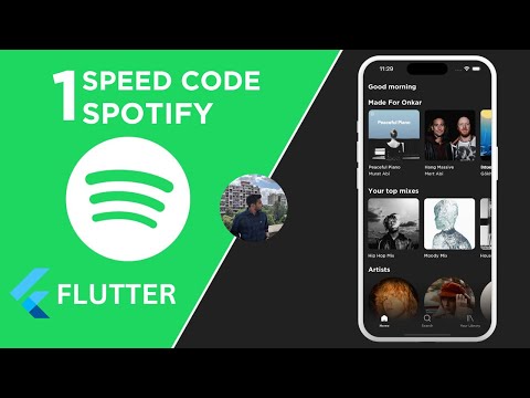 Spotify Clone Flutter UI | Part 1 | Speed Code