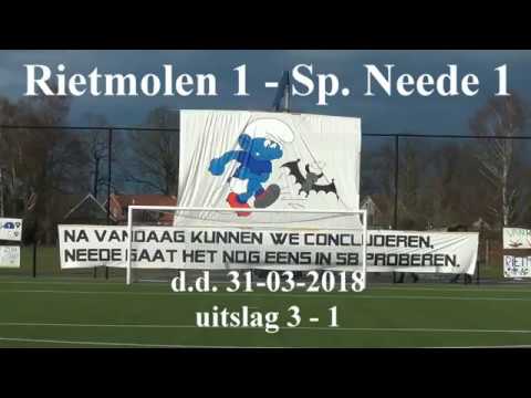 2018 Rietmolen - Neede, beelden van de wedstrijd 31-03-2018