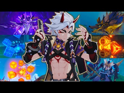 Solo Itto Against Inazuma Bosses - Genshin Impact