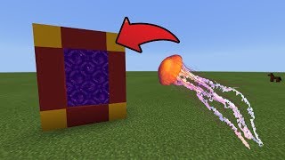 How To Make a Portal to the Jellyfish Dimension in MCPE (Minecraft PE)