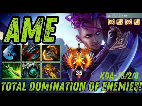 Ame [ Anti-Mage] Against Somnus & Emo - SUPER Hard Late Game Carry - Dota2 Pro Full Gameplay.