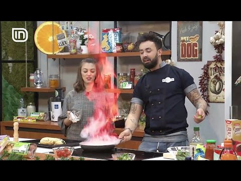 Kripe dhe Piper 02012017 - E ftuar Kejdi Mehmetaj Gjel deti role me spinaq & djath te tymosur