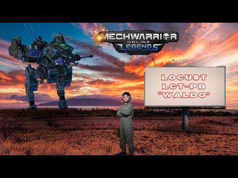 MWO: Locust LCT-PB Pirates Bane "Waldo" - 200 Damage at HPG Manifold w/ 2 in Coffins