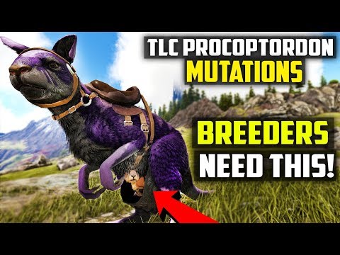 🔔 YOU NEED THIS FOR BREEDING! NEW DINO TLC PROCOPTODON  ABILITIES + MUTATIONS! Ark Survival Evolved