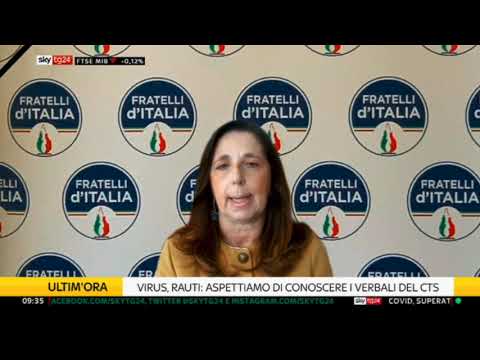 Isabella Rauti (FDI) in collegamento con START Sky Tg24