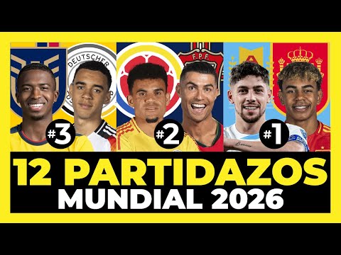 Top 12 Great Matches from the 2026 World Cup Group Stage 🇪🇨🇩🇪🇨🇴🇵🇹🇺🇾🇪🇦🇧🇷🇲🇦🏆