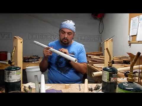 How to make a Low Bass A Native American Flute from PVC