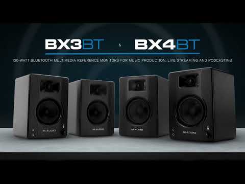 M-Audio || Introducing the BX3BT & BX4BT Bluetooth Multimedia Monitors