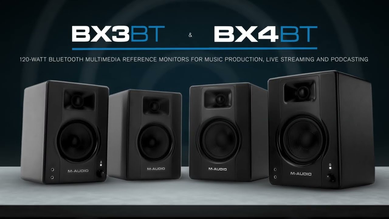 M-Audio Studiomonitore BX4BT Schwarz
