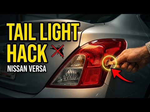 Your Mechanic Doesn't Want You to See This Nissan Versa Tail Light Hack