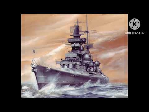ww2 German ships ( with naval gun fire audio) read description