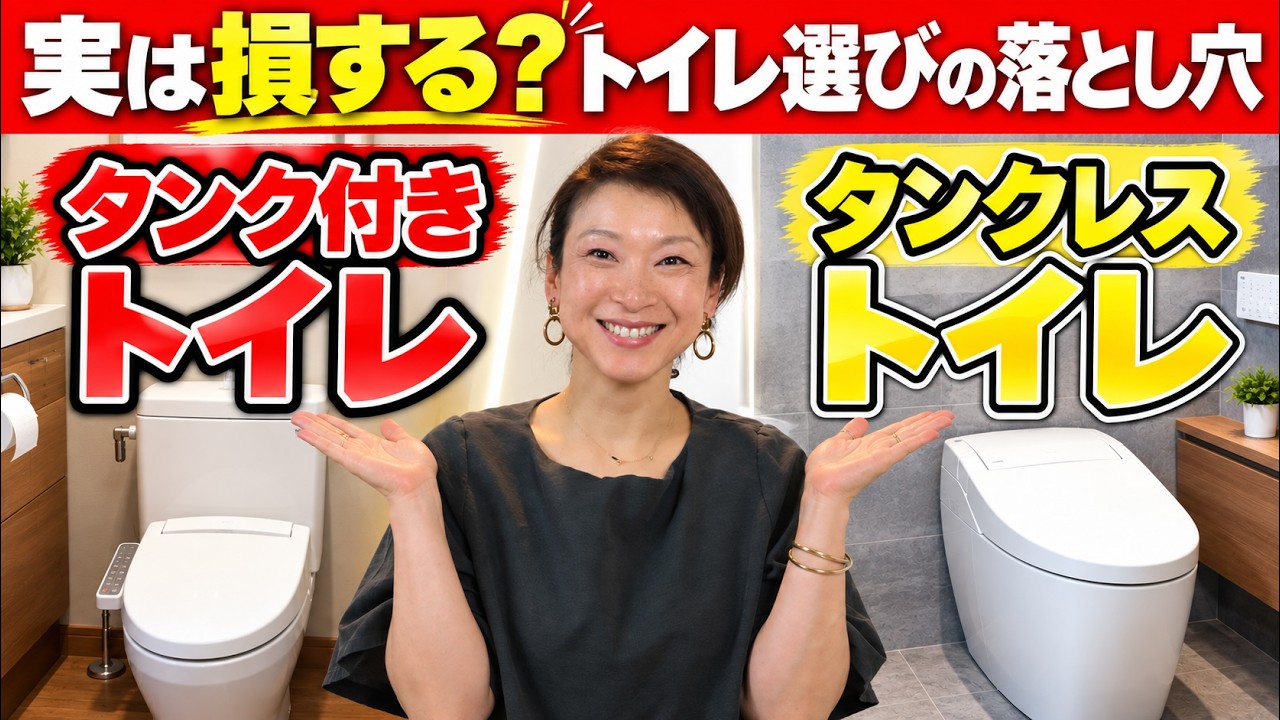 garDEN onTV|【狭小住宅】タンクレスvsタンク付きトイレ!30万円の差と後悔しない選び方
