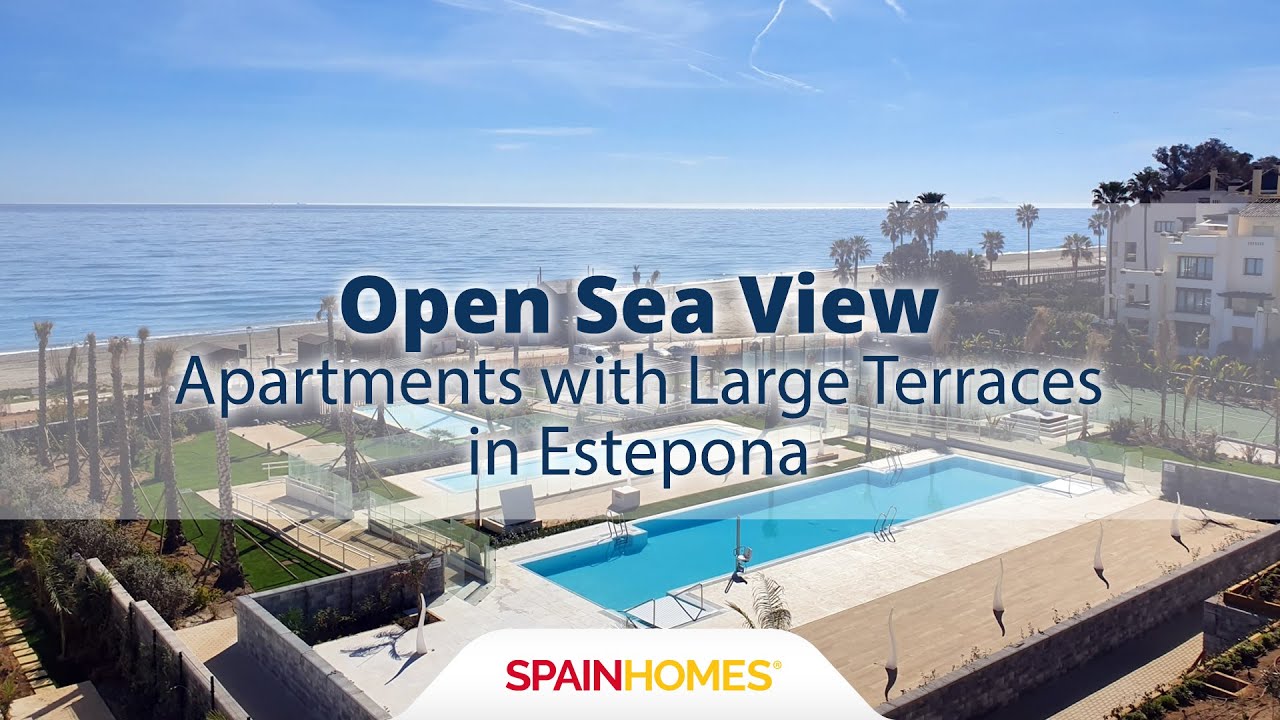 Open Sea View Apartments with Large Terraces in Estepona