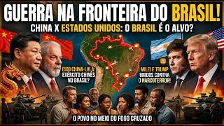 BARRIL DE PÓLVORA: CHINA BRASIL E FACÇÕES versus EUA E Argentina! Fronteiras entram em alerta!