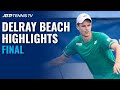 Hubert Hurkacz vs Sebastian Korda | Delray Beach Open 2021 Final Highlights