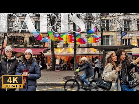 [🇫🇷Paris France 4K 120FPS Walking Tour] Paris Walk in Marais  13/February/2026