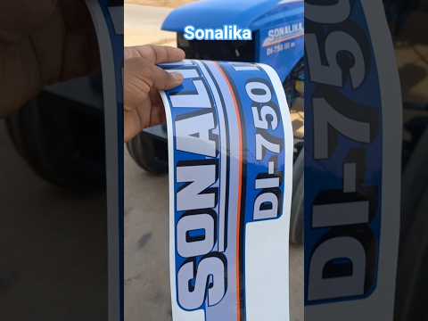 sonalika 750 decals #tractorstickers #sonalika750 #sonalika #tractor #sticker #buystickers #online