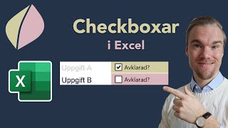 Excel - Skapa Checkboxar enkelt och på bästa sätt i Excel