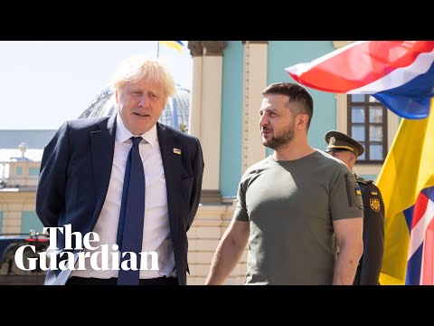 Boris Johnson visits Kyiv to mark Ukraine's independence day
