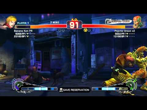 SSF4: Banana Ken PR (Ken) VS Psycho Orson v2 (Dhalsim) - Endless Battle