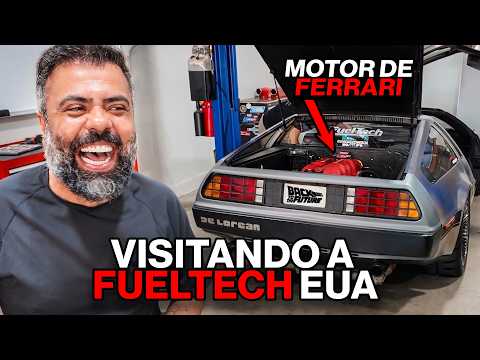 DELOREAN com MOTOR de FERRARI