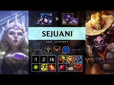 Sejuani Support vs Alistar - EUW Grandmaster Patch 25.14