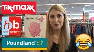 SHOPPING AT POUNDLAND TKMAXX AND HOME BARGAINS