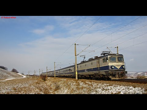 [4K] CFR Calatori trains near Probota, Suceava [January, 2021]